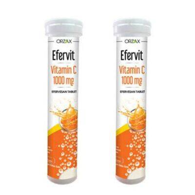Efervit Vitamin C 1000 mg 20 Efervesan Tablet 2'li Paket - 1