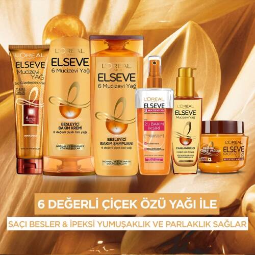 Elseve Besleyici Saç Bakım Kremi Mucizevi Yağlar 360 ml - 4