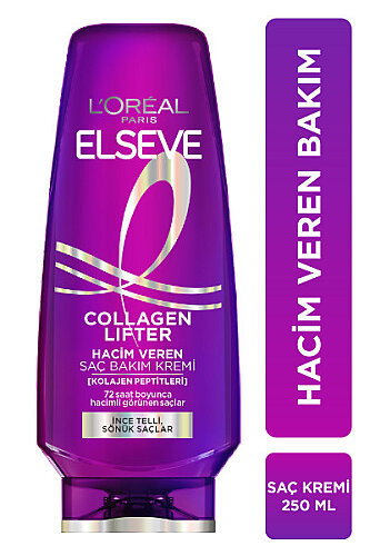 Elseve Collagen Lifter [Kolajen Peptitleri] İçeren Hacim Veren Saç Bakım Kremi 250 ml - 1