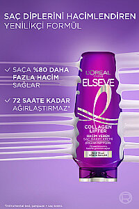 Elseve Collagen Lifter [Kolajen Peptitleri] İçeren Hacim Veren Saç Bakım Kremi 250 ml - 3
