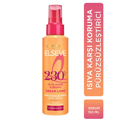 Elseve Dream Long Isı Koruyucu & Pürüzsüzleştirici Sprey Serum 150 ml - 1