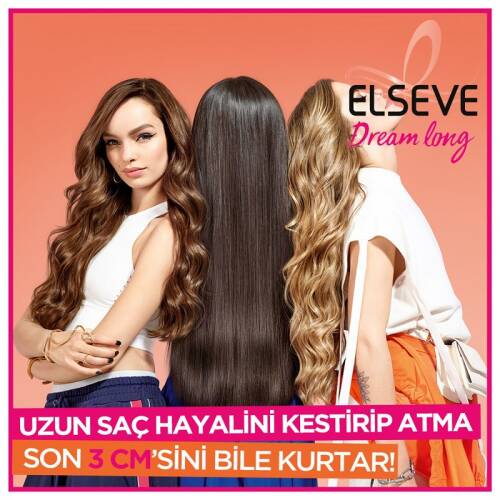 Elseve Dream Long Kolay Tarama Onarıcı Saç Kremi 360 ml - 5