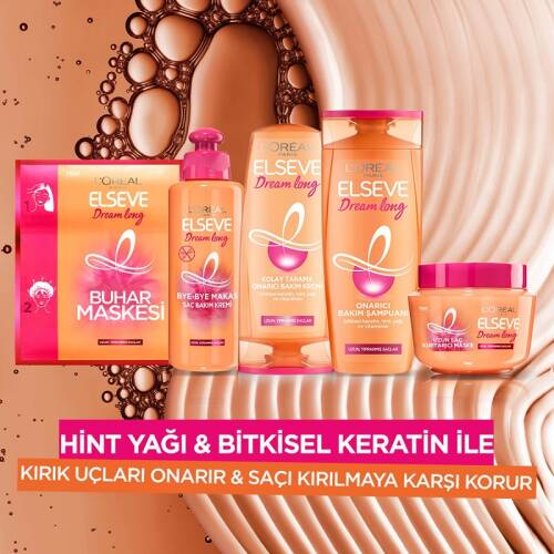 Elseve Dream Long Kolay Tarama Onarıcı Saç Kremi 360 ml - 6