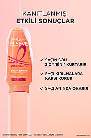 Elseve Dream Long Onarıcı Kolay Tarama Saç Bakım Kremi 250 ml - 4
