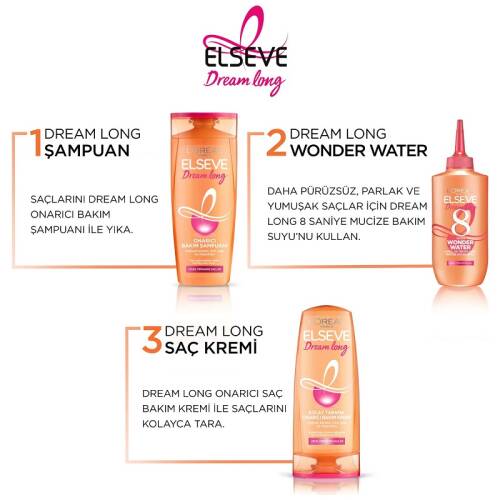 Elseve Dream Long Wonder Water Mucize Bakım Suyu 200 ml - 6