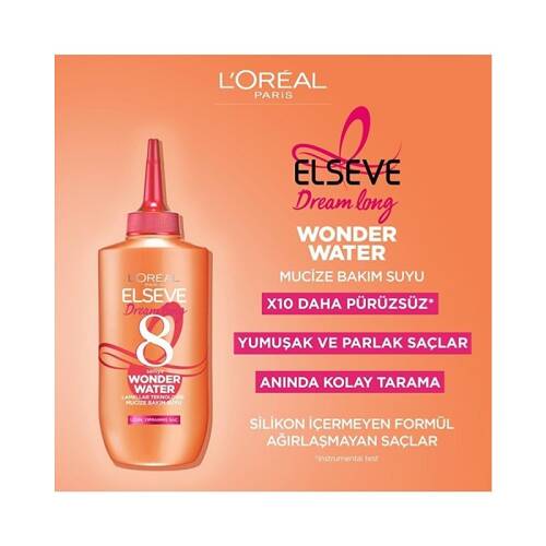 Elseve Dream Long Wonder Water Mucize Bakım Suyu 200 ml + Saç Tokası - 4