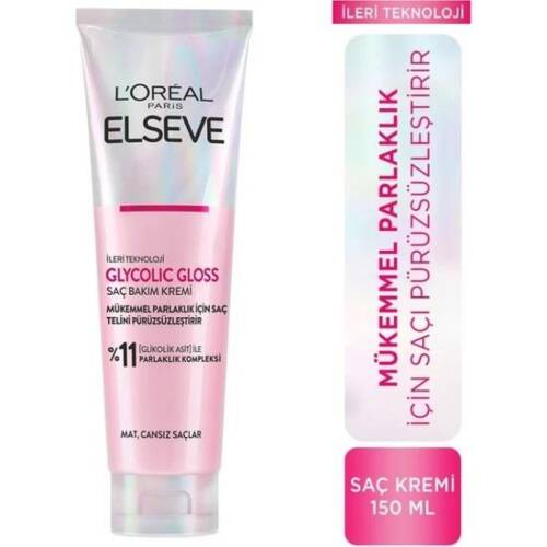 Elseve Glycolic Gloss Sülfatsız Saç Kremi 150 ml - 1