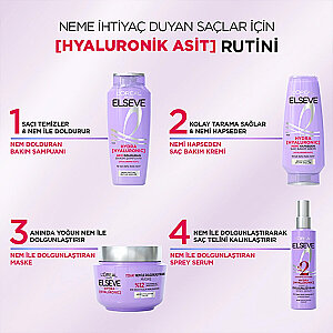Elseve Hydra Hyaluronic Nem Dolduran Şampuan 300 ml - 8