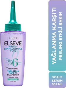Elseve Hydra [Hyaluronic] Pure Salisilik Asit İçeren Yağlanma Karşıtı Peeling Etkili Saç Derisi Serumu 102 ml