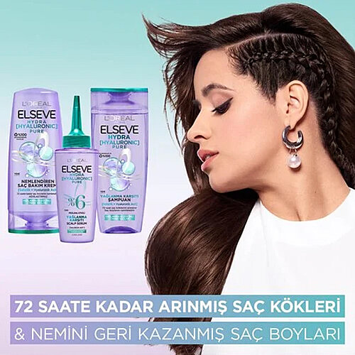 Elseve Hydra [Hyaluronic] Pure Salisilik Asit İçeren Yağlanma Karşıtı Peeling Etkili Saç Derisi Serumu 102 ml - 2