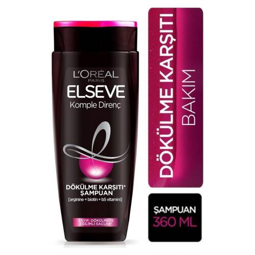 Elseve Komple Direnç Dökülme Karşıtı Şampuan 360 ml - 1