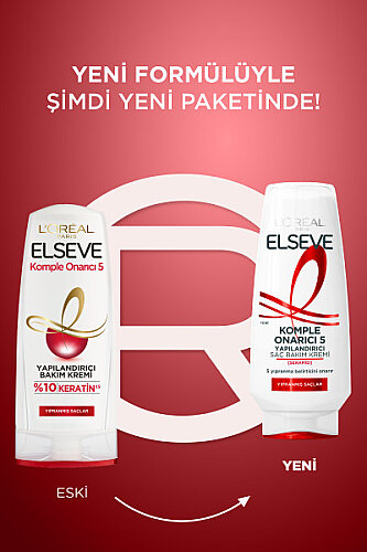 Elseve Komple Onarıcı 5 Yapılandırıcı Saç Bakım Kremi 250 ml - 5