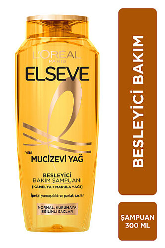 Elseve Mucizevi Yağ Besleyici Bakım Şampuanı 300 ml - 1