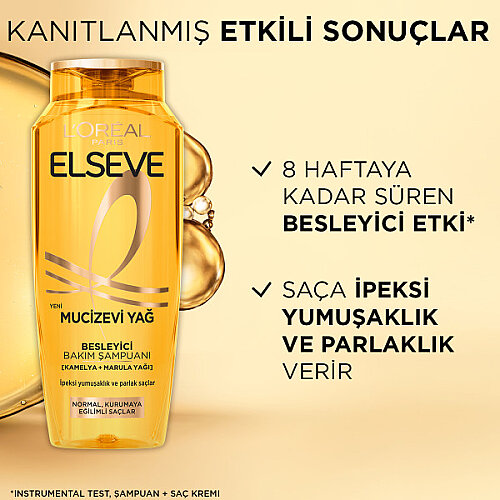 Elseve Mucizevi Yağ Besleyici Bakım Şampuanı 300 ml - 4