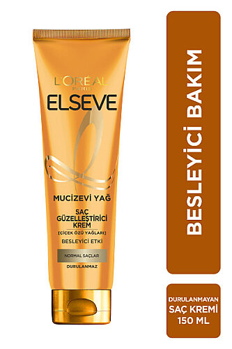 Elseve Mucizevi Yağ Saç Güzelleştirici Krem Tüm Saçlar İçin 150ml - 1