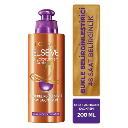 Elseve Saç Bakım Kremi Bukle Belirginleştirici 200 ml - 1