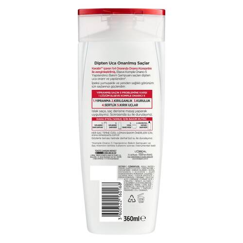 Elseve Şampuan Komple Onarıcı Yapılandırıcı Bakım Şampuanı 360 ml - 2