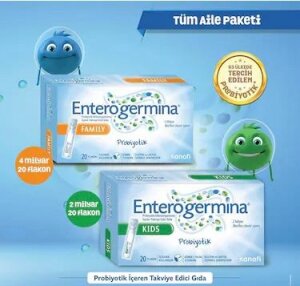 Enterogermina 2B 20 Flakon + 4B 20 Flakon - Tüm Aile Paketi