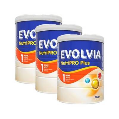 Evolvia NutriPro Plus 1 800 gr Bebek Sütü 3 adet - 1