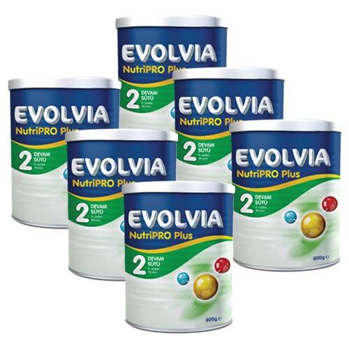 Evolvia NutriPRO Plus 2 800 gr Devam Sütü 6 Adet - 1