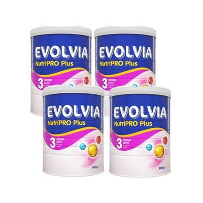 Evolvia NutriPro Plus 3 800gr Bebek Devam Sütü 4 Adet - 1