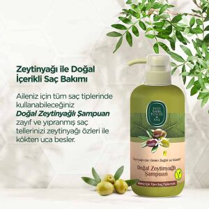 Eyüp Sabri Tuncer Doğal Zeytinyağlı Şampuan 600 ml - 2