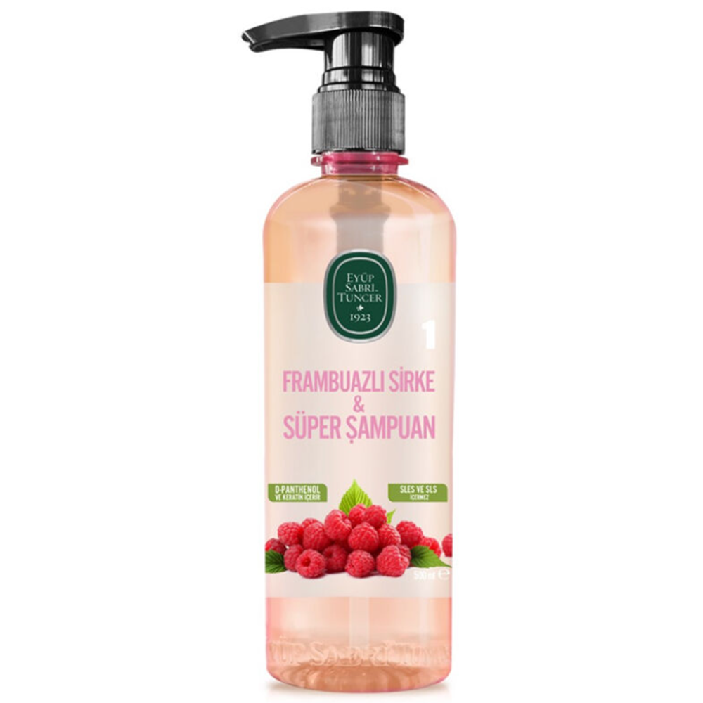 Eyüp Sabri Tuncer Frambuazlı Sirke Süper Şampuan 500 ml