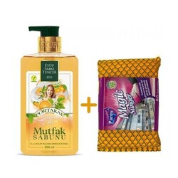 Eyüp Sabri Tuncer Portakal Mutfak Sabunu 500 ml + Sünger