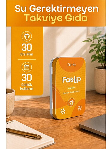 Fastlip D3+K2 30 Oral Film - 2