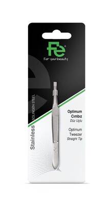 Fe Tweezers Optimum Düz Uçlu Cımbız - 1