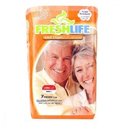 Freshlife Belbantlı Hasta Bezi Islaklık Göstergeli Large 7 Adet