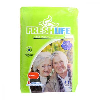 Freshlife Belbantlı Hasta Bezi Islaklık Göstergeli Medium 8 Adet - 1