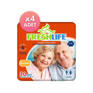 Freshlife Belbantlı Hasta Bezi Islaklık Göstergeli Small 30 Adet 4 adet 