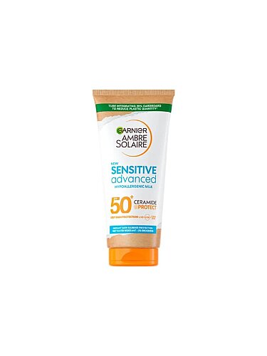 Garnier Ambre Solaire Sensitive Advanced Hipoalerjenik Güneş Koruyucu Süt SPF 50+ 175 ml - 1
