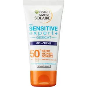 Garnier Ambre Solaire Sensitive Expert + Yüz Jel Kremi SPF50+ 50 ml