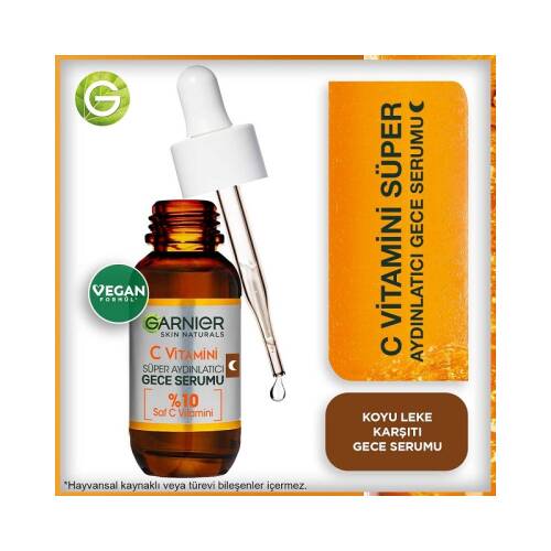 Garnier C Vitamini Gece Aydınlatıcı Serum 30 ml - 1