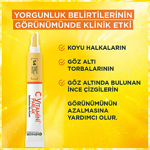 Garnier C Vitamini Parlak Aydınlatıcı Göz Kremi 15 ml - 3