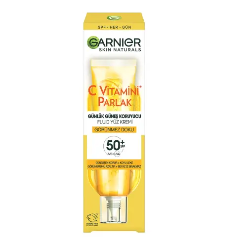 Garnier C Vitamini Parlak Günlük Güneş Koruyucu Yüz Kremi SPF50+ 40 ml - 1