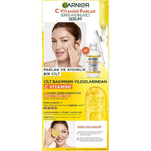 Garnier C Vitamini Parlak Süper Aydınlatıcı Serum 30 ml - 5