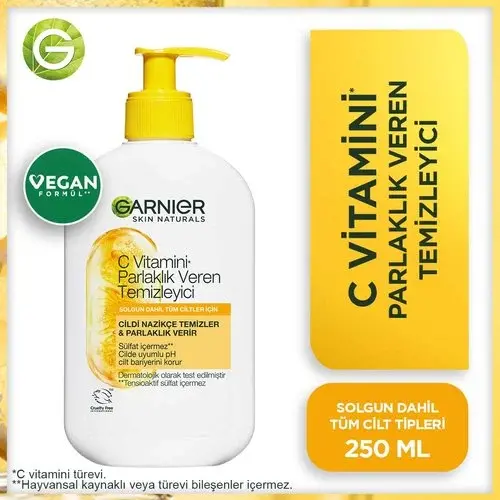 Garnier C Vitamini Parlaklık Veren Temizleyici 250 ml - 1