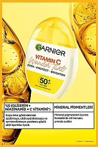 Garnier C Vitamini Wonder Tint 3 Etki 1 Arada Renkli Nemlendirici Açık Ton SPF50 40 ml - 3