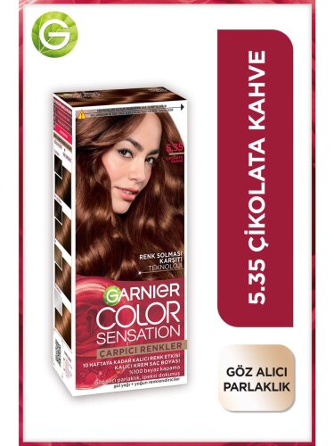 Garnier Çarpıcı Renkler Saç Boyası - 5.35 Çikolata Kahve - 1
