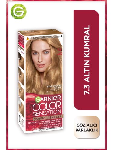 Garnier Çarpıcı Renkler Saç Boyası - 7.3 Altın Kumral - 1