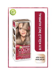 Garnier Çarpıcı Renkler Saç Boyası - 8.11 Küllü İnci Kumral