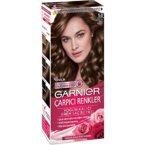 Garnier Color Natural Çarpıcı Renkler Parlak Açık Kahve Boya 5.0 - 1