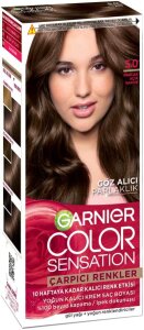 Garnier Çarpıcı Renkler Saç Boyası 5.0 Parlak Açık Kahve  - 1
