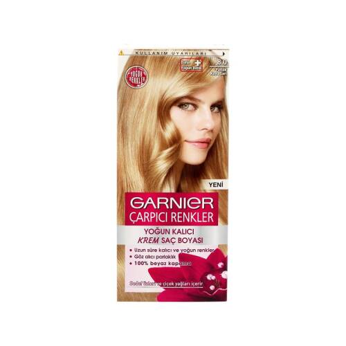 Garnier Color Natural Çarpıcı Renkler Parlak Koyu Sarı Boya 8.0 - 1