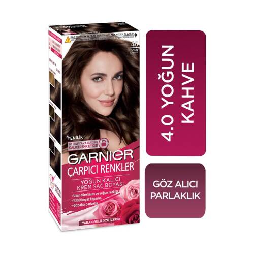 Garnier Color Natural Çarpıcı Renkler Yoğun Kahve Boya 4.0 - 1