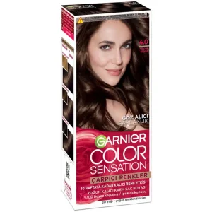 Garnier Çarpıcı Renkler Saç Boyası 4.0 Yoğun Kahve
