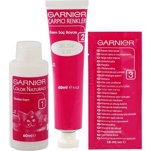 Garnier Color Natural Çarpıcı Renkler Yoğun Küllü Kızıl Boya 3.16 - 4